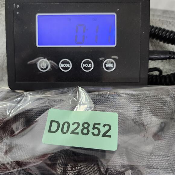 89th + Madison Cardigan Womens M Gray Black Plaid Hooded Open Front Sleeveless - Picture 9 of 9